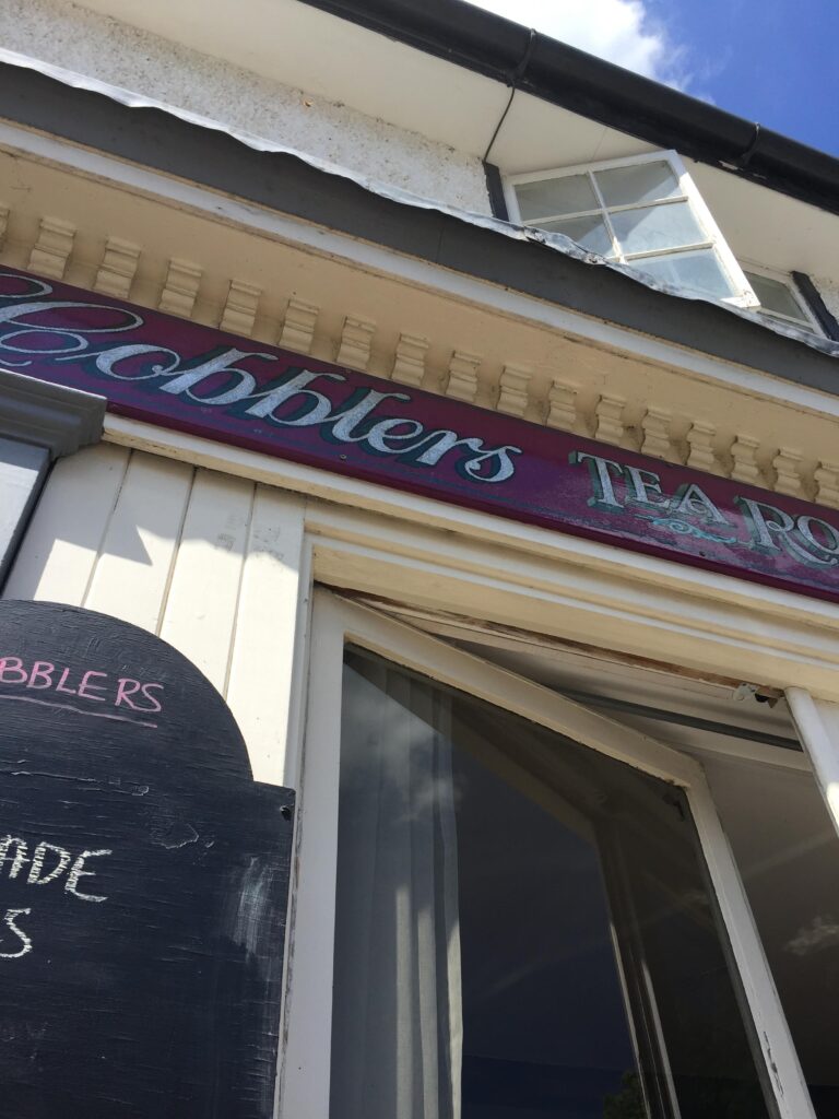 Cobblers Cafe in Llanidloes on the Bryan Chapman route