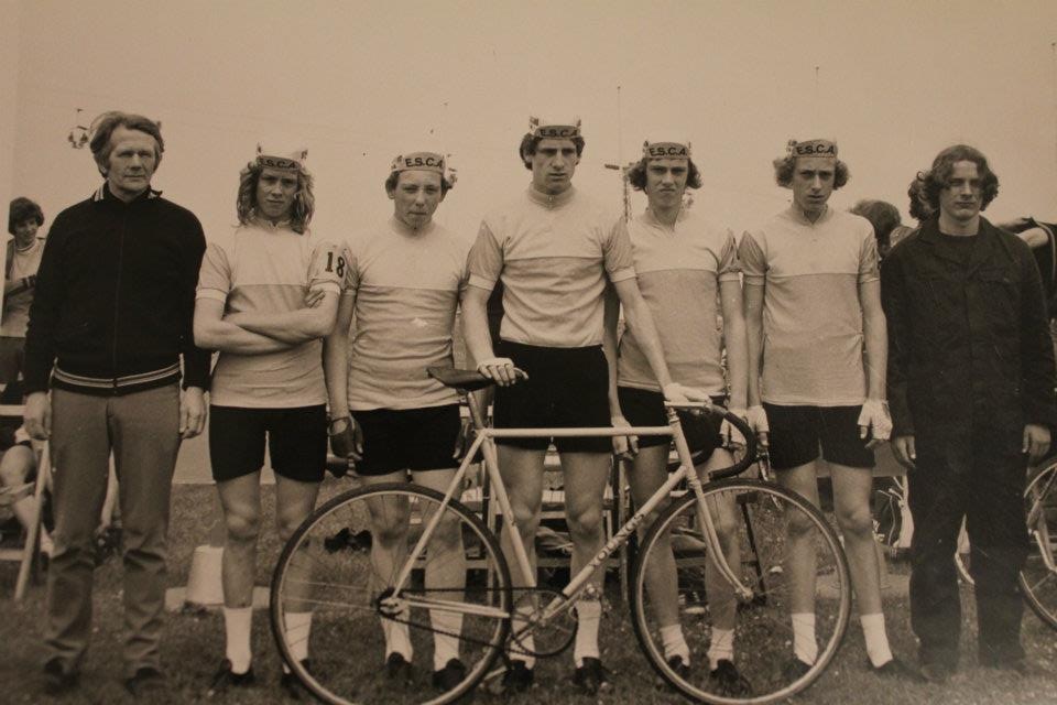 The junior team that represented the South of England in which I rode my first bike.